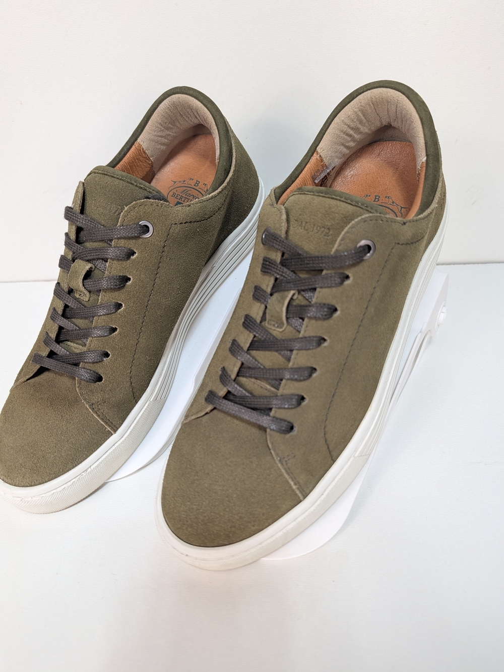 Mario Bertulli Masone Suede Elevator Sneakers 50th Anniv Limited Ed 128/200